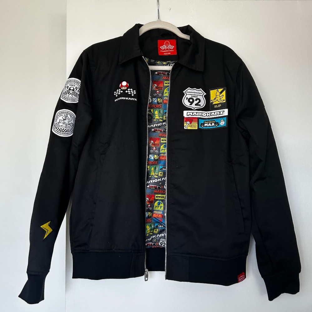 Mario Kart Flight Jacket - Nintendo size M